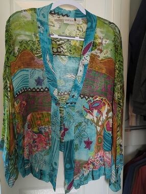 Chico's Multicolor Bohemian Top